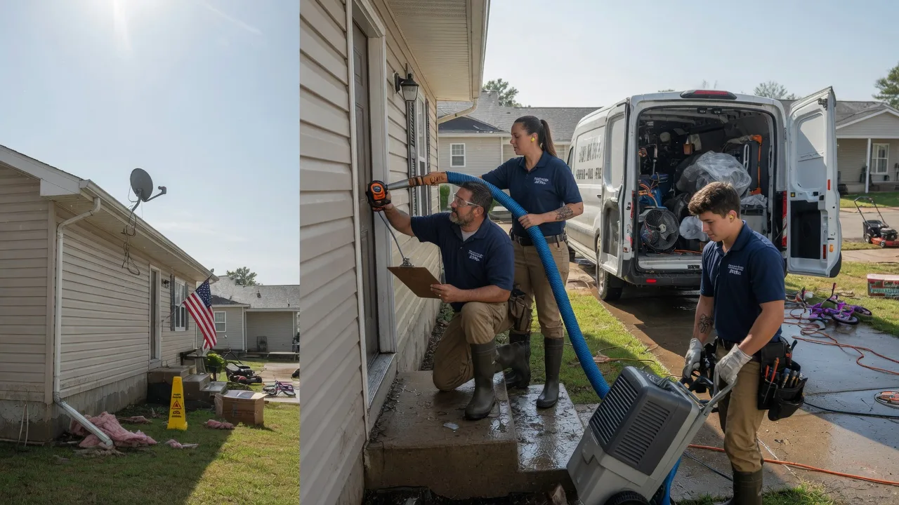 Ceiling Water Damage Restoration in Richmond, KS near me
